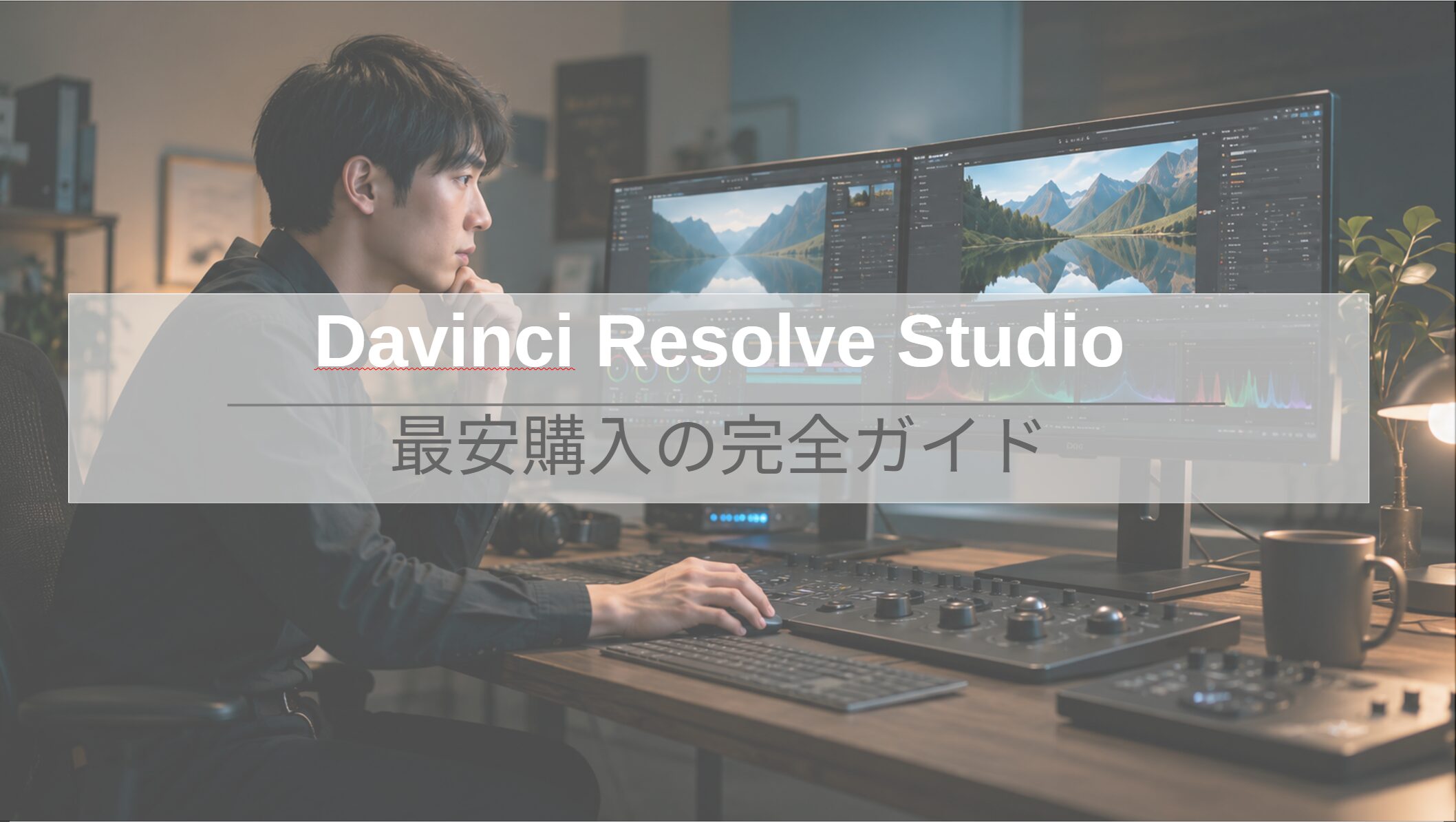 ダビンチリゾルブ有償版（DaVinci Resolve Studio）を最安で購入するための完全ガイド・結論