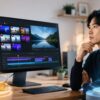 Filmoraの有料クリエイティブアセットと買い切り・サブスクリプションの違いを検討する動画編集者のイメージ