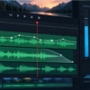 DaVinci Resolveで音量調整やノーマライズ、フェード、ラウドネス管理を行うイメージ