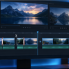 DaVinci Resolveで動画を分割・トリミング・結合しているタイムライン編集画面