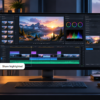 DaVinci Resolveで高画質動画を書き出す動画編集画面のイメージ